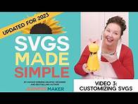 Video thumbnail for How to Customize SVG Cut Files in Cricut Design Space - Updated for 2023! (SVGs Made Simple #3)