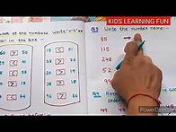 Video thumbnail for Class1st Maths Worksheet// Exam PreparationWorksheetof Class1st Maths@kidslearningfun2013