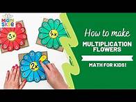 Video thumbnail for How To Make Multiplication Flowers!! EASY Craft! Times Tables Hack!!