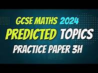 Video thumbnail for 2024 Predicted Practice Paper 3 Higher GCSE Maths Edexcel