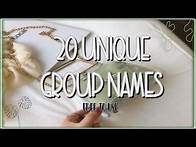 Video thumbnail for 20 UNIQUE GROUP NAMES (free to use) | Roblox