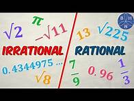 Video thumbnail for Rational and Irrational Numbers Explained with Examples | BHNmath