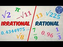 Video thumbnail for Rational and Irrational Numbers Explained with Examples | BHNmath