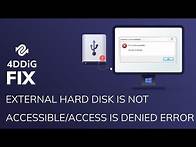 Video thumbnail for How to Fix External Hard Disk/USB/HDD is Not Accessible| Folder Access Denied|Access is Denied Error