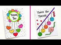 Video thumbnail for 2 Easy & Cutest Thank You Card | Thanks Giving Card | Thank You Greeting Card Ideas | Brighty Craft