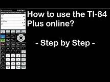 Video thumbnail for How do I use the TI-84 Plus Online?