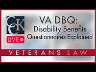 Video thumbnail for VA DBQ: Disability Benefits Questionnaire Explained