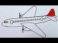 Video thumbnail for Aeroplane drawing quickly| How to draw aeroplane step by step| Simple Airplane sketch