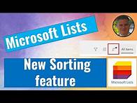 Video thumbnail for Microsoft List : New way to sort Lists