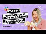 Video thumbnail for The whole of A Level Statistics 1 Mathematics in 25 mins