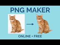 Video thumbnail for How to Make PNGs ONLINE (Free PNG File Maker)
