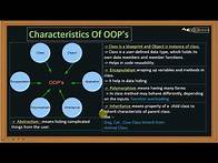 Video thumbnail for Characteristics of OOP in C++ | C++ Tutorial for Beginners
