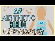 Video thumbnail for 20 aesthetic roblox usernames! (not taken 2020) | ocean glow
