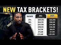 Video thumbnail for IRS Releases New Inflation-Adjusted Tax Brackets for 2025 | What This Means for YOU
