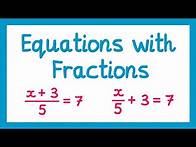 Video thumbnail for Equations with Fractions - GCSE Maths