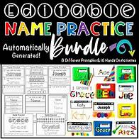 Video thumbnail for EDITABLE Names BUNDLE Hands-On Name Tracing and Writing Activities Worksheets