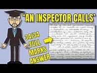 Video thumbnail for 100% Full Marks Real Literature Exam Answer: 'An Inspector Calls'