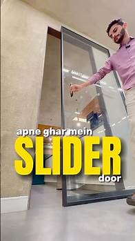 Video thumbnail for Sliding door l Sliding door design l Glass sliding door l doors #slidingdoors By #houmeindia