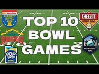 Video thumbnail for Top 10 College Football Bowl Games 2024-25
