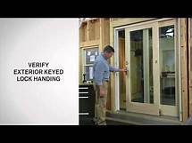 Video thumbnail for Installing the Exterior Keyed Lock on Frenchwood Gliding Doors | Andersen Windows