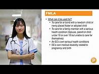 Video thumbnail for Leaves of Absences in California FMLA, CFRA and ADA