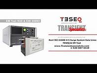 Video thumbnail for EM Test NX5 & CNI 508N2 Overview - Data Line Surge System