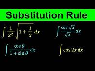 Video thumbnail for Substitution Rule - U Substitution method - Simple Examples and a shortcut! Calculus