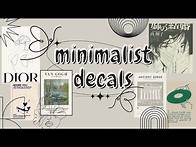 Video thumbnail for Minimalist modern aesthetic decals for Berry avenue, Bloxburg,(Siimplykiwi)(Roblox)(Bloxburg)