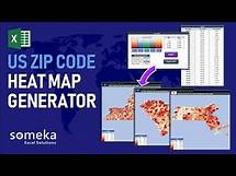 Video thumbnail for US Zip Code Heat Map Generators | Editable Maps for Zip Codes of US States!