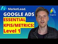 Video thumbnail for ✈️ Most Important Google Ads KPIs/Metrics: Level One