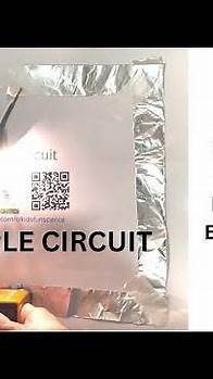 Video thumbnail for Create a Simple Circuit Using Aluminum Foil in Minutes