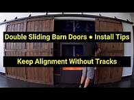 Video thumbnail for Double Sliding Barn Doors ● Design Ideas, Required Hardware, & Install Tips for Your Barndominium