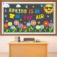 Video thumbnail for Spring Bulletin Board Classroom Decorations 3D Spring Butterfly Flower Bulletin Board Floral Photo Craft Cutouts for School Classroom Chalkboard Blackboard Kindergarten Home Office Supplies