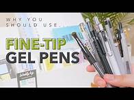 Video thumbnail for The BEST Fine-Tip Gel Pens for TINY Handwriting and Efficient Notes!