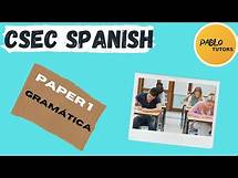 Video thumbnail for CXC CSEC SPANISH PAPER 01 (2015) PART 2 -- [GRAMMAR/READING COMPREHENSION]