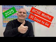 Video thumbnail for GCSE Maths 2025 Revision - 91 Days To Go - Corbettmaths