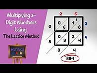 Video thumbnail for Multiplying 2 Digit Numbers With The Lattice Method