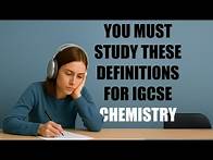 Video thumbnail for The 10 Most Asked definitions in IGCSE Chemistry for 2025 exam