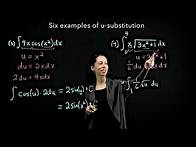 Video thumbnail for Six examples of u substitution, Single Variable Calculus