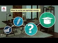 Video thumbnail for How to Write an Opinion Essay (Grade 5)