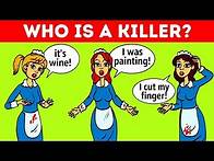 Video thumbnail for 15 Crime Riddles, Optical Illusions And Easy Questions With Answers