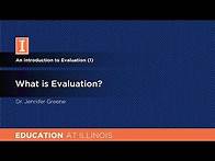 Video thumbnail for What is Evaluation?