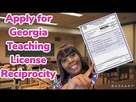 Video thumbnail for How to apply for Georgia’s Teaching License (RECIPROCITY). Georgia Professional Standards (GaPSC)