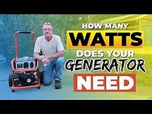 Video thumbnail for How Many Watts Does Your Generator Need![POWER YOUR HOME]