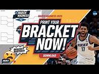 Video thumbnail for 🔥 "March Madness 2025: Printable NCAA Brackets + Expert Picks & Top Teams to Watch!"