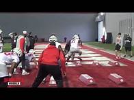 Video thumbnail for Ohio State Spring Practice: Defensive Line Drills