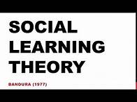 Video thumbnail for What is Social learning theory by Albert Bandura?!