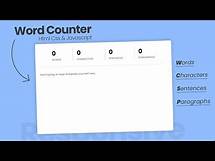 Video thumbnail for Create a Live Word Counter | Count Words, Characters, Sentence & Paragraphs - Html, CSS & Javascript