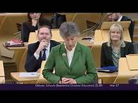 Video thumbnail for Stage 1 Debate: Schools (Residential Outdoor Education) (Scotland) Bill - 27 March 2025