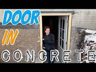 Video thumbnail for How To Install An Exterior Door In A Concrete Wall